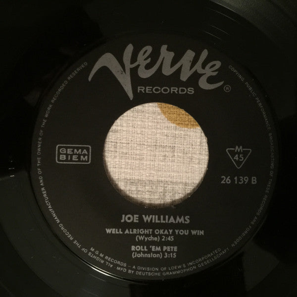 Joe Williams ~ Everyday I Have The Blues (Vinyl) - Djungel & Jazz
