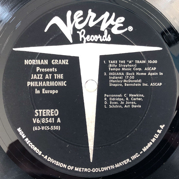 Jazz At The Philharmonic ~ Norman Granz Presents "Jazz At The Philharmonic" In Europe (Vinyl) - Djungel & Jazz