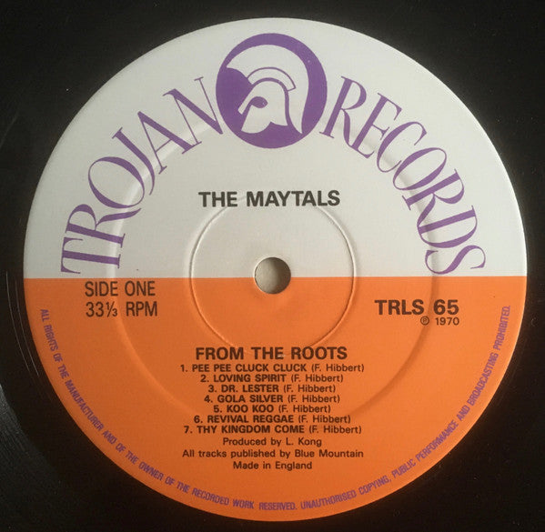 The Maytals : From The Roots (LP, Album, RE)