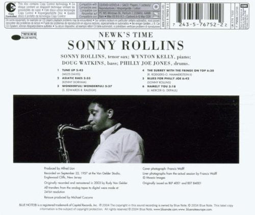 Sonny Rollins ~ Newk's Time (Vinyl) - Djungel & Jazz