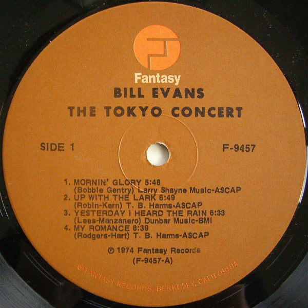 Bill Evans ~ The Tokyo Concert (Vinyl) - Djungel & Jazz