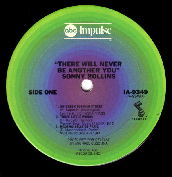 Sonny Rollins ~ There Will Never Be Another You (Vinyl) - Djungel & Jazz
