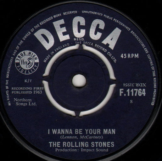 The Rolling Stones ~ I Wanna Be Your Man (Vinyl) - Djungel & Jazz