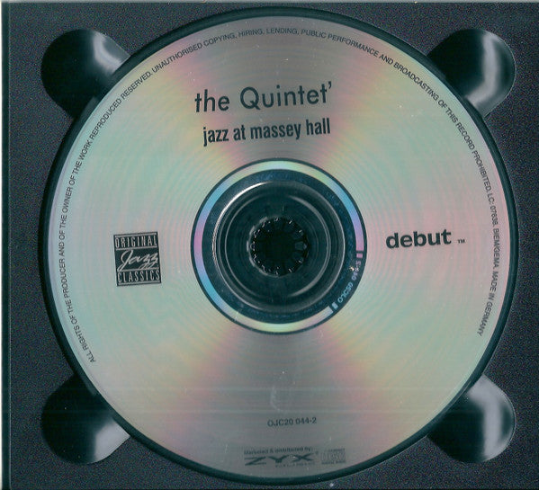 The Quintet ~ Jazz At Massey Hall (Vinyl) - Djungel & Jazz