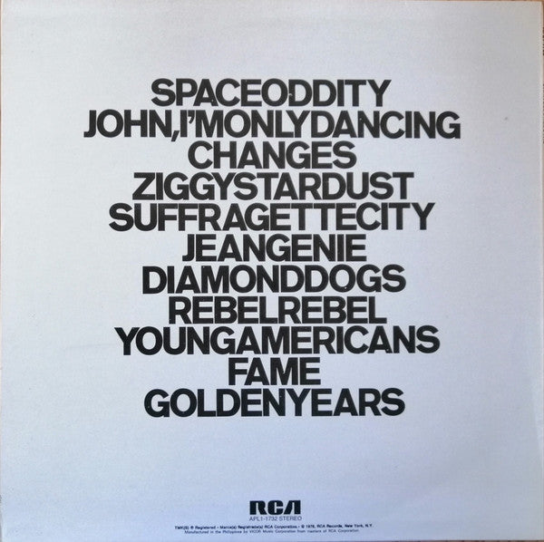 David Bowie ~ ChangesOneBowie (Vinyl) - Djungel & Jazz