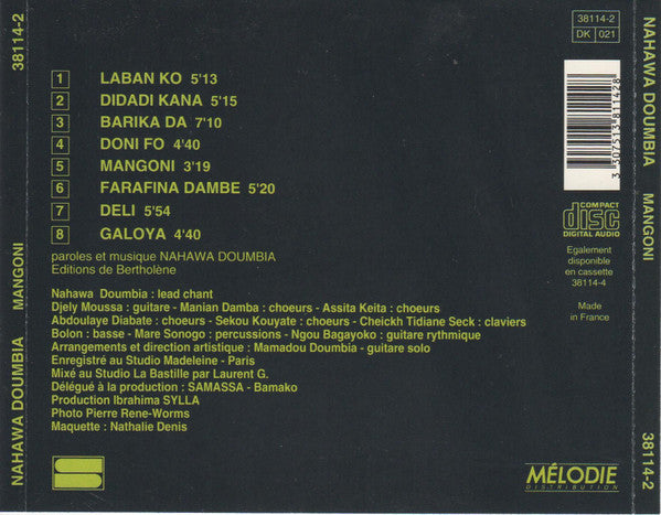 Nahawa Doumbia ~ Mangoni (Vinyl) - Djungel & Jazz