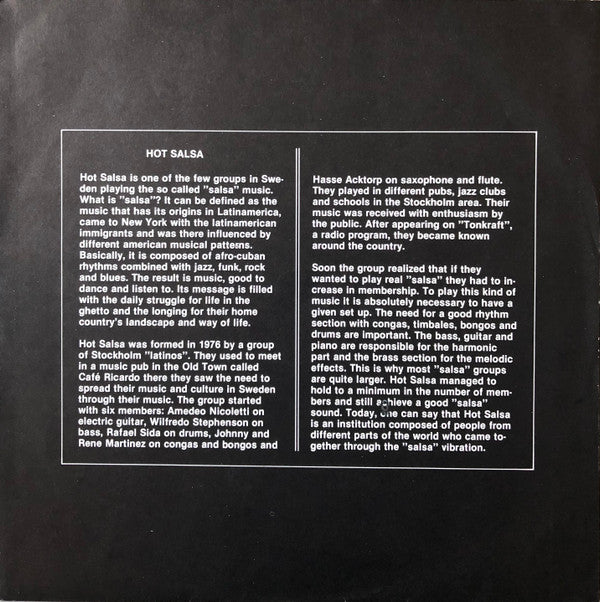 Hot Salsa : Hot Salsa (LP, Album)