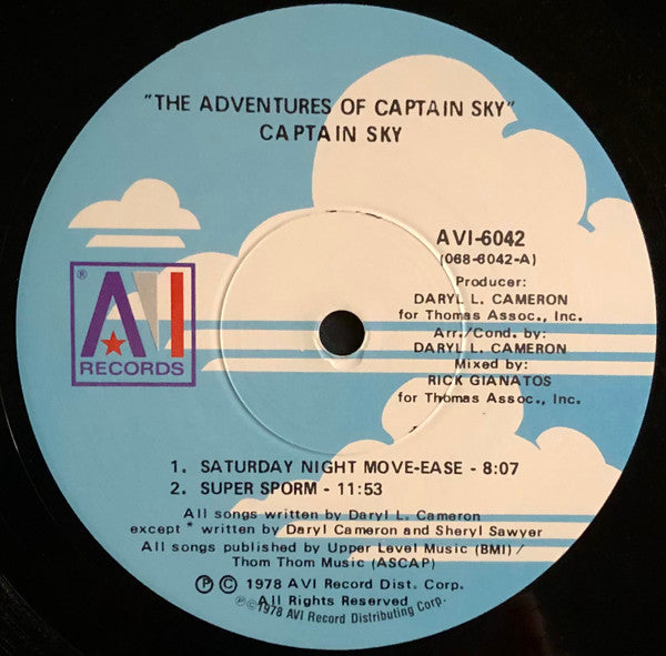 Captain Sky ~ The Adventures Of Captain Sky (Vinyl) - Djungel & Jazz