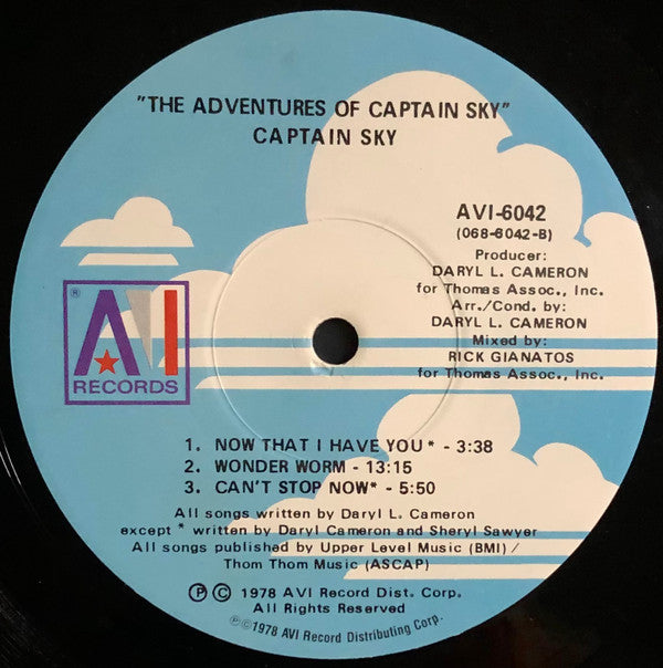 Captain Sky ~ The Adventures Of Captain Sky (Vinyl) - Djungel & Jazz