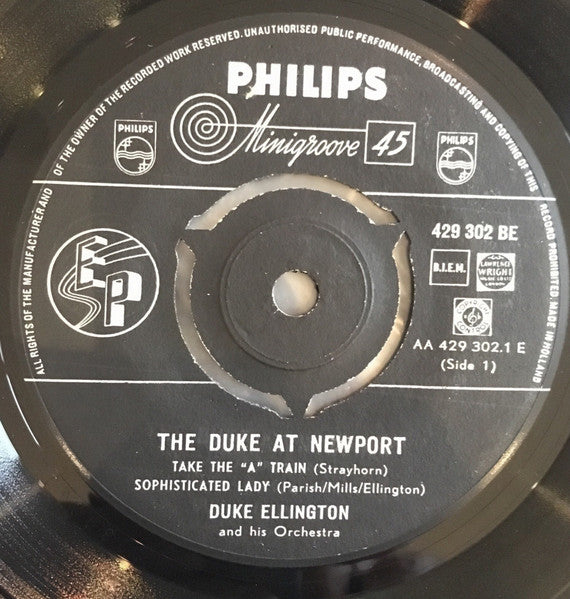 Duke Ellington And His Orchestra ~ The Duke At Newport (Vinyl) - Djungel & Jazz