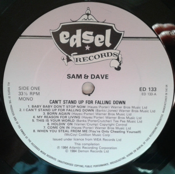 Sam & Dave ~ Can't Stand Up For Falling Down (Vinyl) - Djungel & Jazz