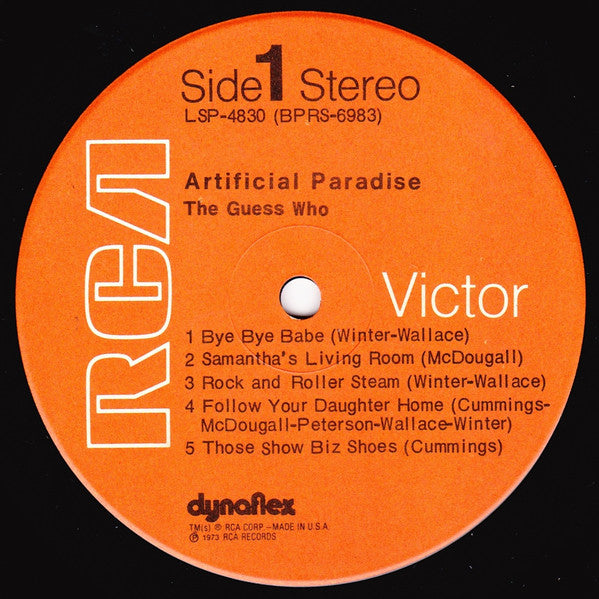 The Guess Who ~ Artificial Paradise (Vinyl) - Djungel & Jazz