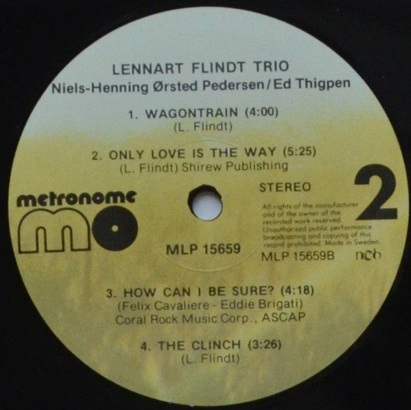 Lennart Flindt Trio ~ Only Love Is The Way (Vinyl) - Djungel & Jazz