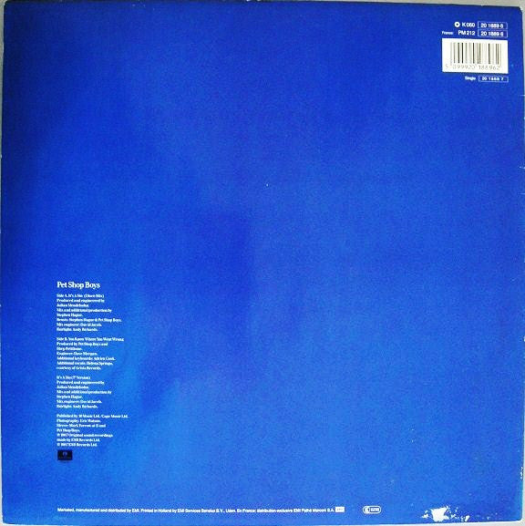 Pet Shop Boys ~ It's A Sin (Vinyl) - Djungel & Jazz