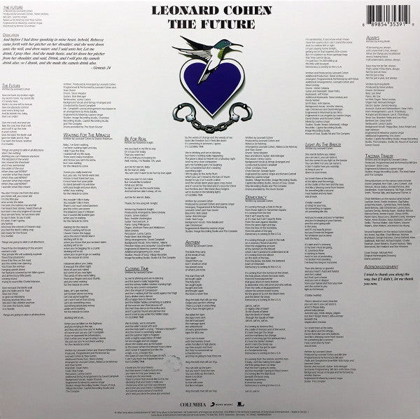 Leonard Cohen ~ The Future (Vinyl) - Djungel & Jazz