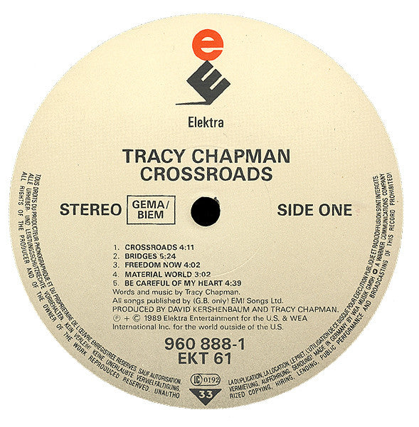 Tracy Chapman ~ Crossroads (Vinyl) - Djungel & Jazz
