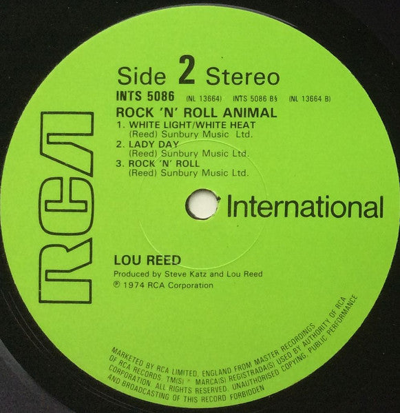 Lou Reed ~ Rock 'N' Roll Animal (Vinyl) - Djungel & Jazz