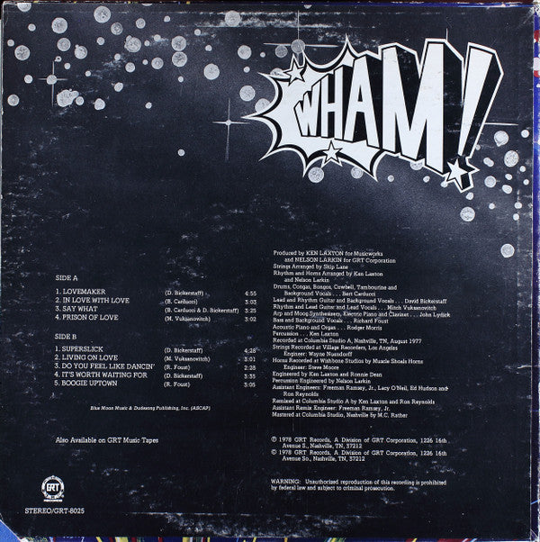 Wham ~ Wham (Vinyl) - Djungel & Jazz