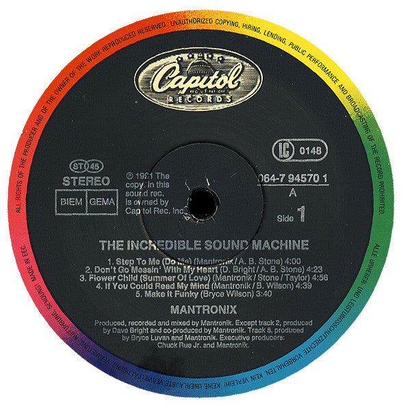 Mantronix ~ The Incredible Sound Machine (Vinyl) - Djungel & Jazz
