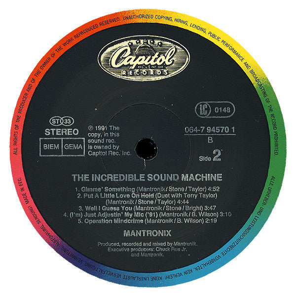 Mantronix ~ The Incredible Sound Machine (Vinyl) - Djungel & Jazz