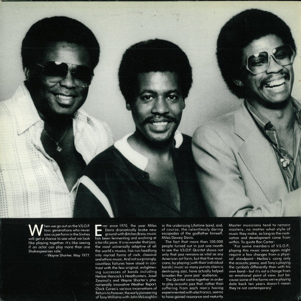 V.S.O.P. ~ The Quintet (Vinyl) - Djungel & Jazz