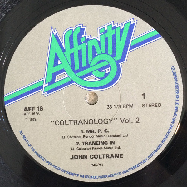 John Coltrane ~ Coltranology Volume Two (Vinyl) - Djungel & Jazz