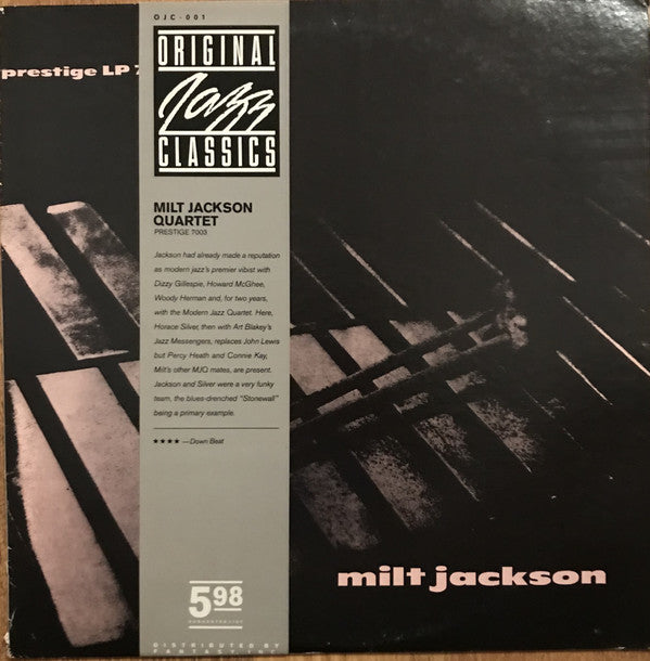 Milt Jackson ~ Milt Jackson Quartet (Vinyl) - Djungel & Jazz