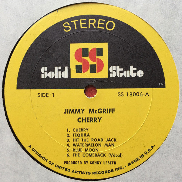 Jimmy McGriff ~ Cherry (Vinyl) - Djungel & Jazz