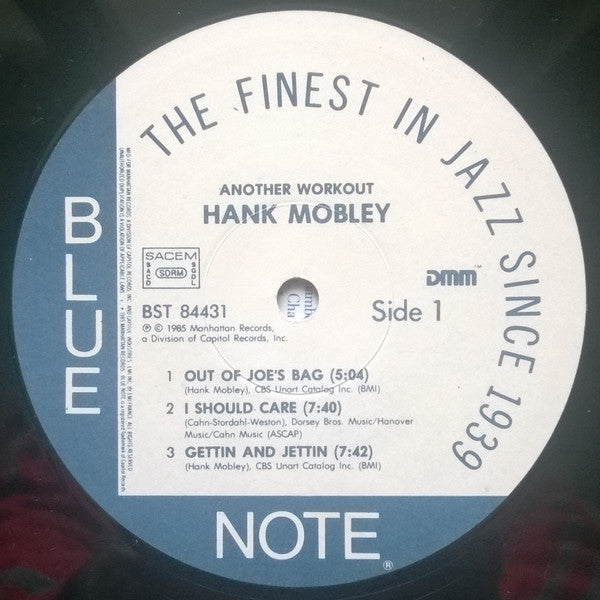 Hank Mobley ~ Another Workout (Vinyl) - Djungel & Jazz