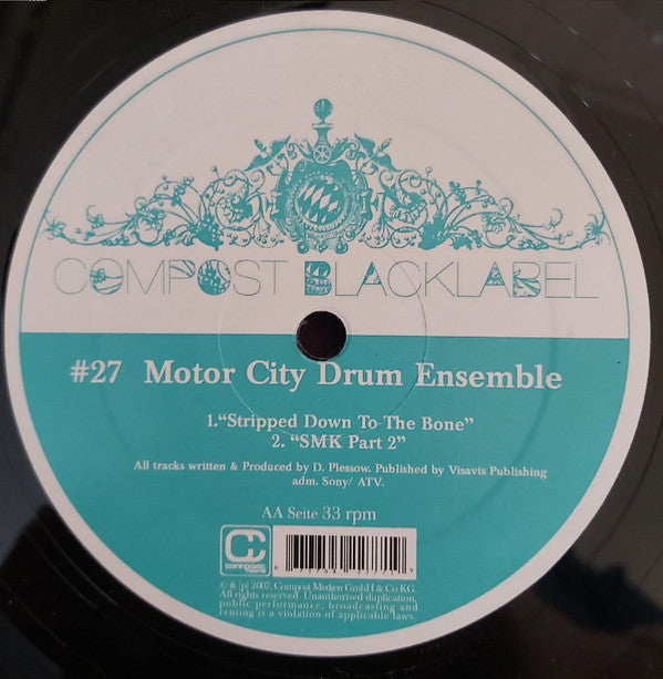 Motor City Drum Ensemble : Get Slapped Up (12")