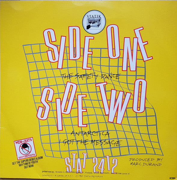 Men Without Hats ~ The Safety Dance (Extended 'Club Mix') (Vinyl) - Djungel & Jazz