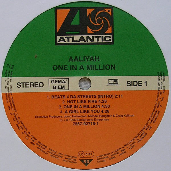 Aaliyah ~ One In A Million (Vinyl) - Djungel & Jazz