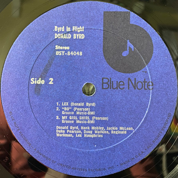Donald Byrd ~ Byrd In Flight (Vinyl) - Djungel & Jazz