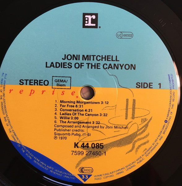Joni Mitchell ~ Ladies Of The Canyon (Vinyl) - Djungel & Jazz