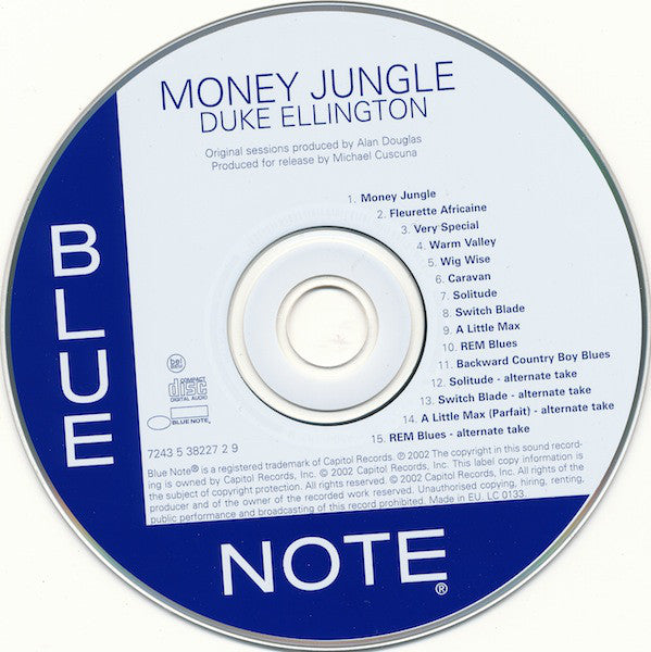 Duke Ellington, Charlie Mingus • Max Roach ~ Money Jungle (Vinyl) - Djungel & Jazz