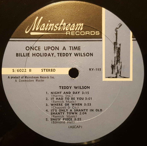 Billie Holiday, Teddy Wilson ~ Once Upon A Time (Vinyl) - Djungel & Jazz