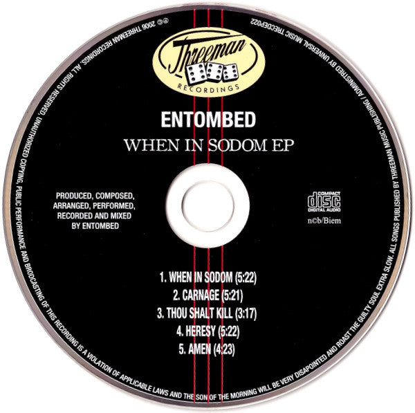 Entombed ~ When In Sodom (Vinyl) - Djungel & Jazz