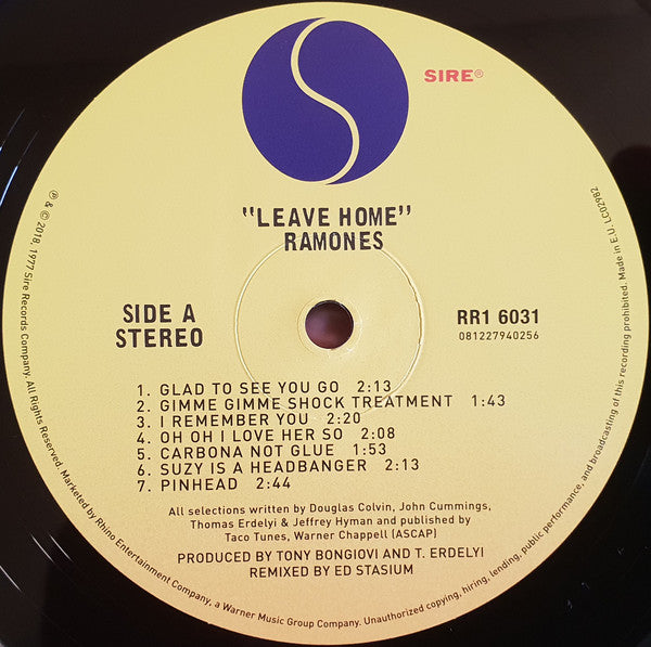 Ramones ~ Leave Home (Vinyl) - Djungel & Jazz