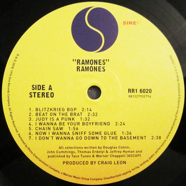 Ramones ~ Ramones (Vinyl) - Djungel & Jazz