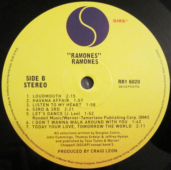 Ramones ~ Ramones (Vinyl) - Djungel & Jazz