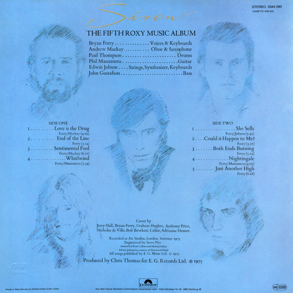 Roxy Music ~ Siren (Vinyl) - Djungel & Jazz