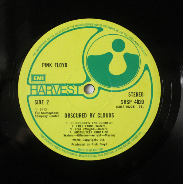 Pink Floyd ~ Obscured By Clouds (Vinyl) - Djungel & Jazz