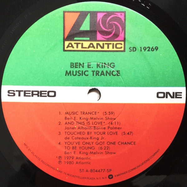 Ben E. King ~ Music Trance (Vinyl) - Djungel & Jazz