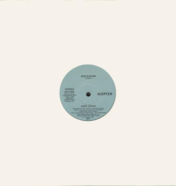 Jesse Green / Sweet Music : Nice & Slow / I Get Lifted (12")