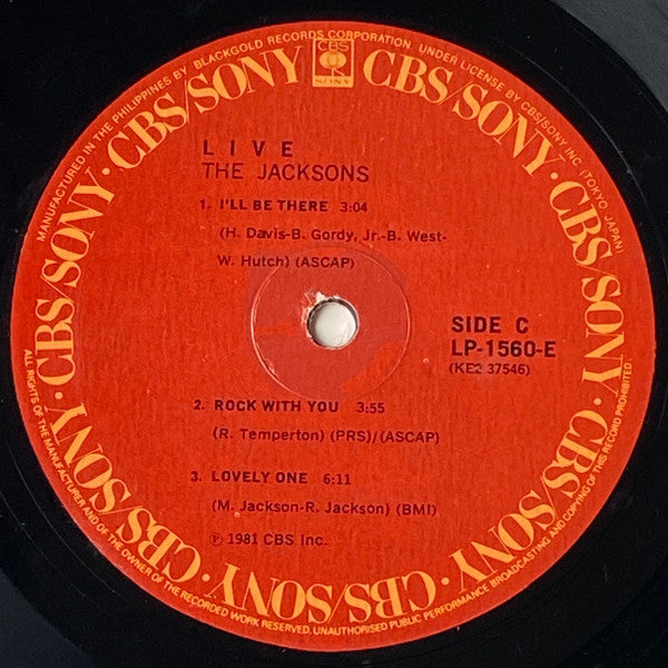 The Jacksons ~ Live (Vinyl) - Djungel & Jazz