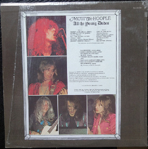 Mott The Hoople ~ All The Young Dudes (Vinyl) - Djungel & Jazz