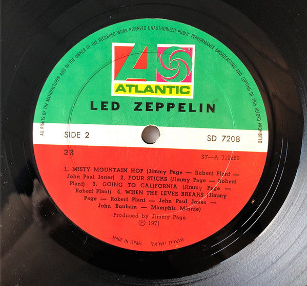 Led Zeppelin : Untitled (LP, Album)