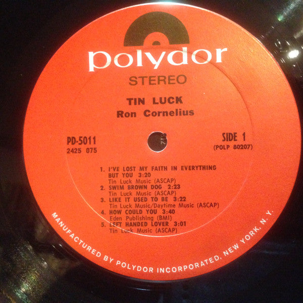 Ron Cornelius ~ Tin Luck (Vinyl) - Djungel & Jazz