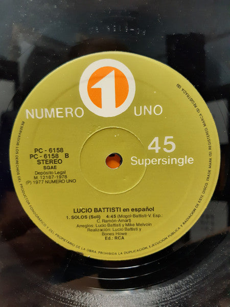 Lucio Battisti ~ Si, Viajando (Vinyl) - Djungel & Jazz