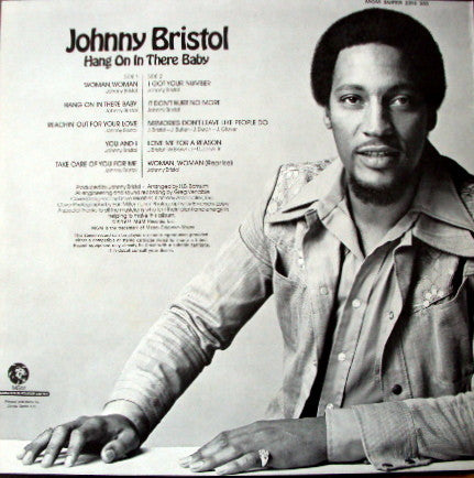 Johnny Bristol ~ Hang On In There Baby (Vinyl) - Djungel & Jazz